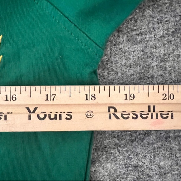 Disneyland Mickey Mouse Hoodie Jacket Womens Large Green Gold Full Zip Y2K - Picture 10 of 11